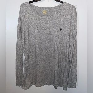 Grey Long Sleeve Polo